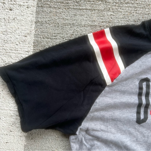 Ohio State University Central Swoosh Vintage College Tee Shirt 00s Y2K Top Skate - Picture 3 of 4